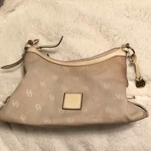 Dooney & Bourke neutral canvas purse
